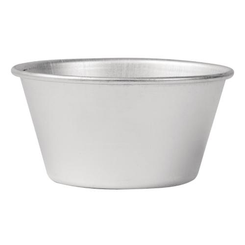 Vogue Mini Pudding Basin Aluminium - 110x55mm 284ml