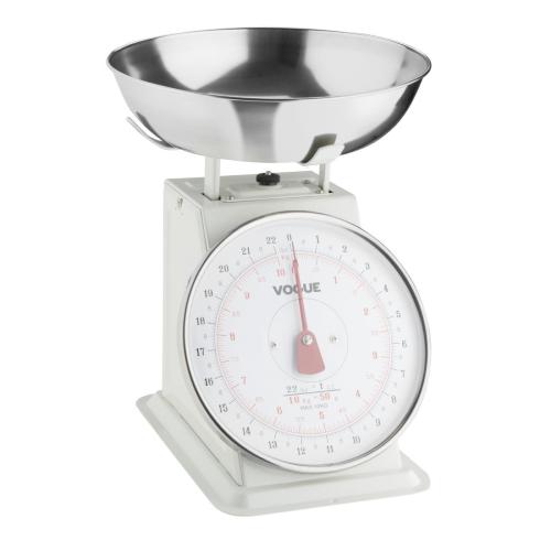 Vogue Kitchen Scale Bowl Top 10kg/22lbs - Grad. 50g/1oz