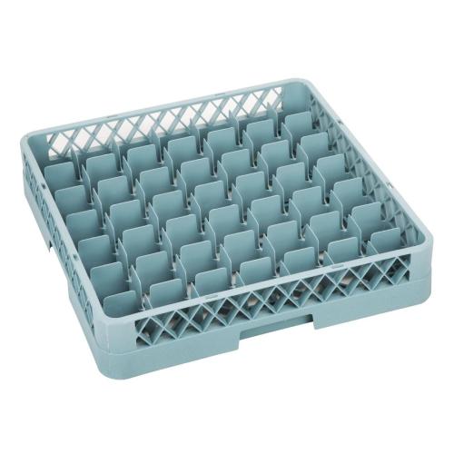 Vogue Glass Dishwasher Rack - 100x500x500mm (49 Compartments)