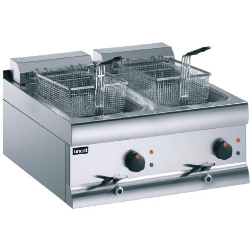 Lincat Electric Counter Top Fryer Twin Tank 2 Baskets - 2x6kW (Direct)