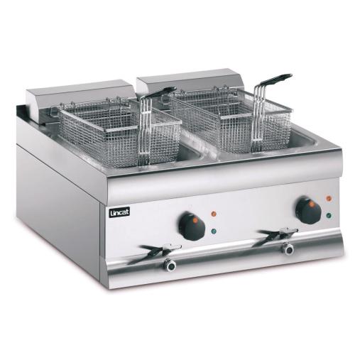 Lincat Electric Counter Top Fryer Twin Tank 2 Baskets - 2x9kW (Direct)