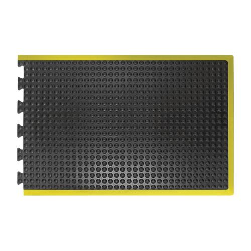 COBA Bubblemat Black/Yellow - 0.9x1.2m End (Direct)