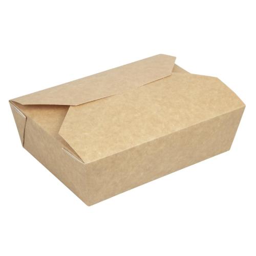 Colpac Kraft Microwaveable Paperboard Box - 1950ml 69oz (Pack 200)