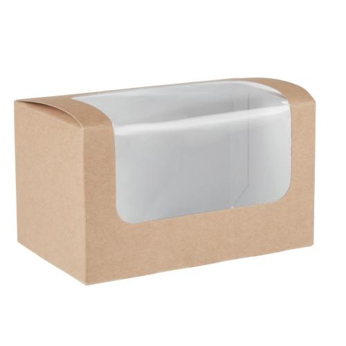 Colpac Kraft Sandwich Pack with PLA Window (Pack 500)