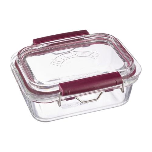 Kilner Fresh Storage Stackable Glass Food Container - 600ml