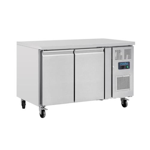 Polar U-Series Double Door Counter Fridge - 282Ltr