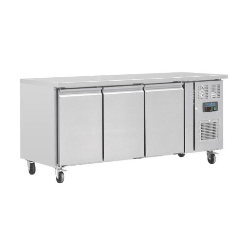 Polar U-Series Triple Door Counter Fridge - 417Ltr