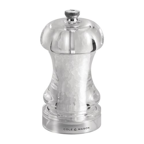 Cole & Mason Acrylic Salt Mill Capstan - 115mm 4.5"