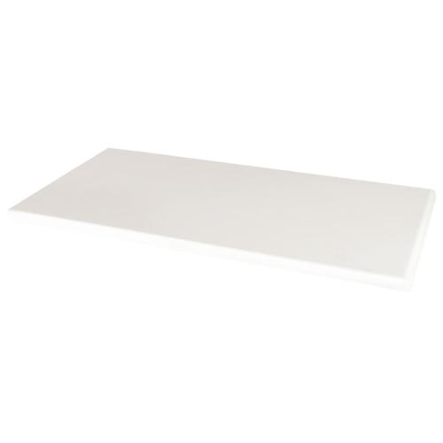 Werzalit Rectangular Table Top White 001 - 1100x700mm