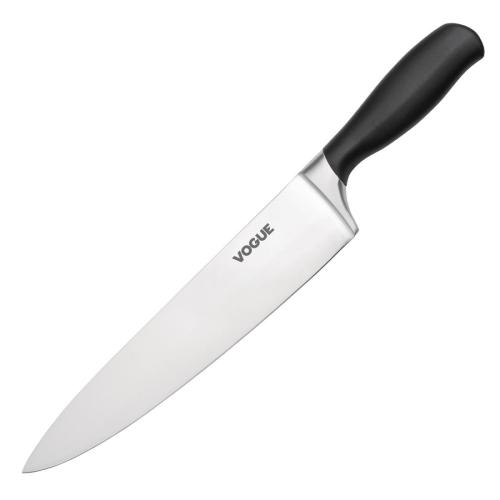Vogue Soft Grip Chef's Knife St/St - 254mm 10"