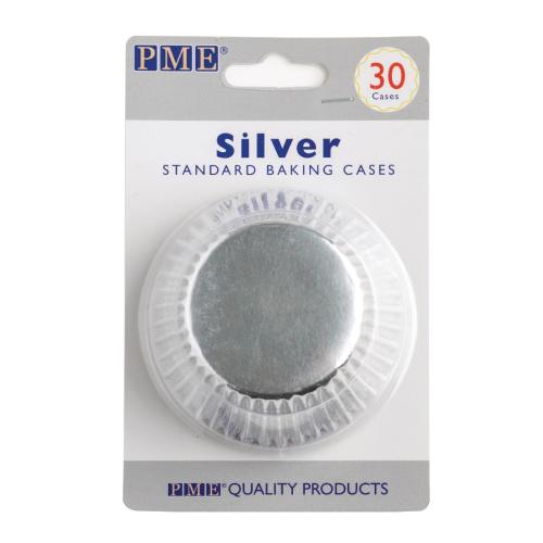 PME Silver Standard Baking Cases (Pack 30)