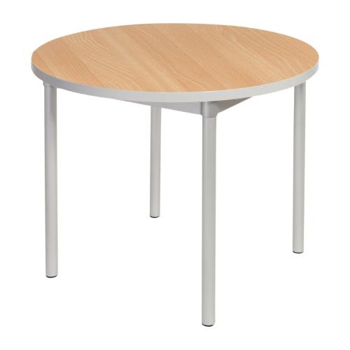 Enviro Indoor Dining Table 900mm Round 710mmh (Beech Effect) (Direct)