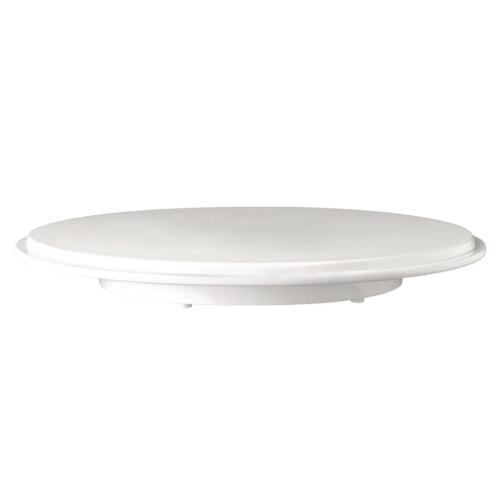 Pure Round Cake Platter Melamine White - 310mm