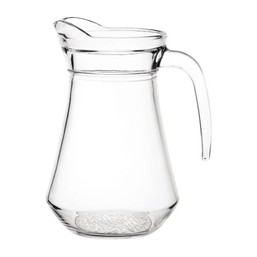 Olympia Glass Jug - 1Ltr 33.8fl oz (Box 6)