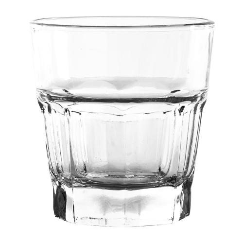 Olympia Toughened Orleans Rocks Tumbler - 250ml 8 1/2fl oz (Box 12)