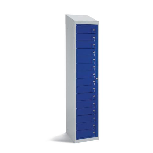 Garment Locker Sloping Top 15 Door - 1980h x 380w x 457dmm (Direct)