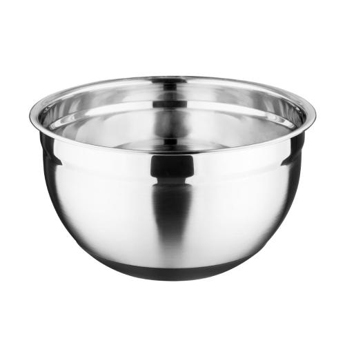 Vogue Mixing Bowl St/St with Silicone Base - 3Ltr 101fl oz