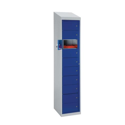 Garment Locker Sloping Top 10 Door - 1980h x 380w x 457dmm (Direct)