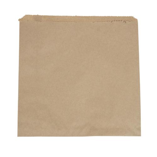 Vegware Sandwich Bag Kraft - 8 1/2x8 1/2" (Box 1000)