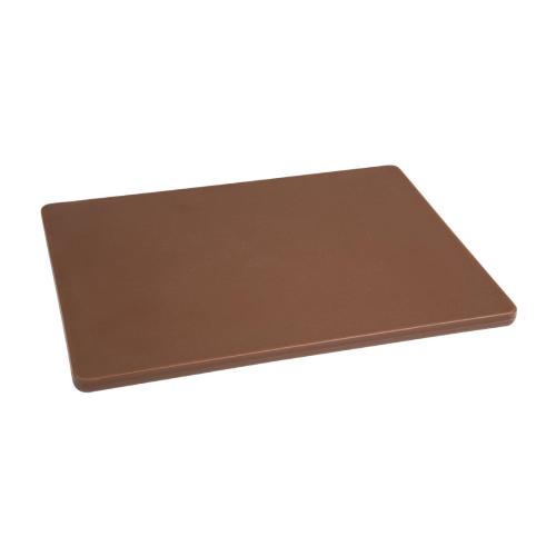 Hygiplas Chopping Board Small Brown - 229x305x12mm 12x9x1/2"