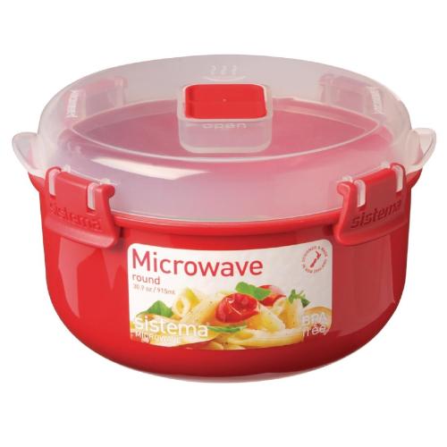 Klip It Microwave Bowl Round - 915ml