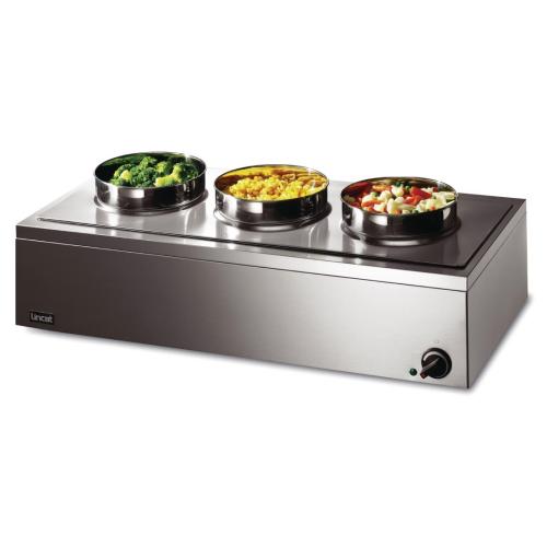 Lincat Lynx 400 Bain Marie Round Pots - 3 Pots (Direct)