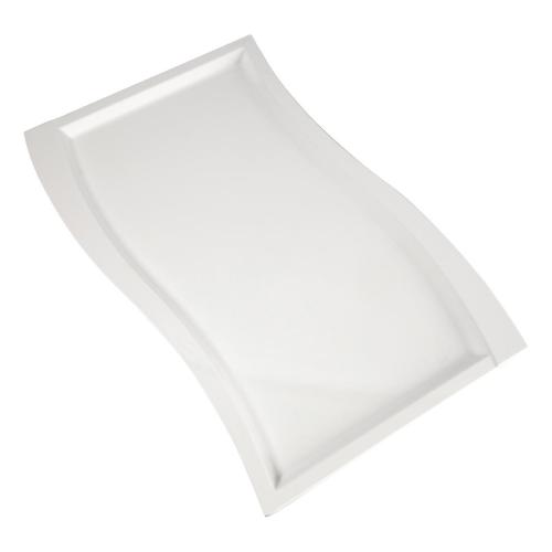 APS Wave Platter Melamine White - GN 1/1 (B2B)