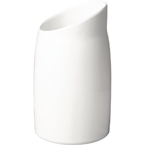 APS Casual Dressing Pot Melamine White - 1Ltr 120x215mm 4 3/4x8 1/2" (B2B)
