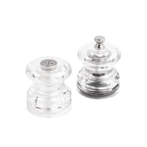 Olympia Mini Acrylic Salt & Pepper Set Clear - 65x50mm 2 1/2x 2"