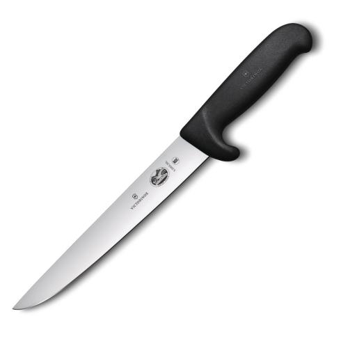 Victorinox Fibrox Black Handle Safety Nose Sticking Knife Straight Blade - 20cm