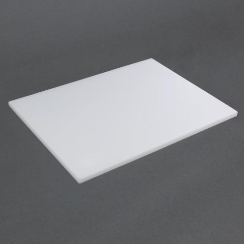 Hygiplas LDPE Chopping Board White - 600x400x20mm