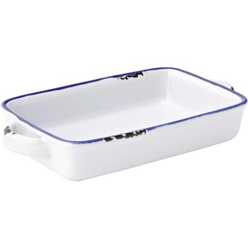 Avebury Blue Small Rectangular Dish - 175mm 6 3/4" (Box 12) (B2B)