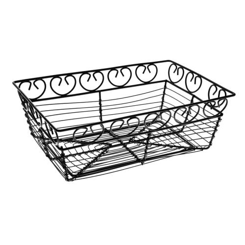 Olympia Black Wire Basket - 230x150x75mm 9x6x3"