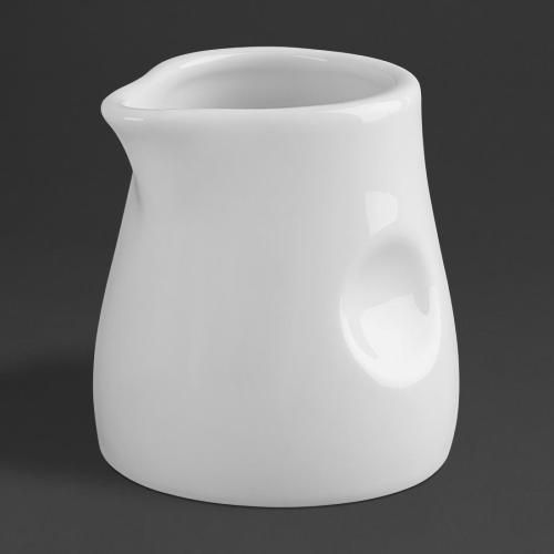 Olympia Whiteware Dimpled Milk Jug - 70ml 2 3/10fl oz (Box 6)