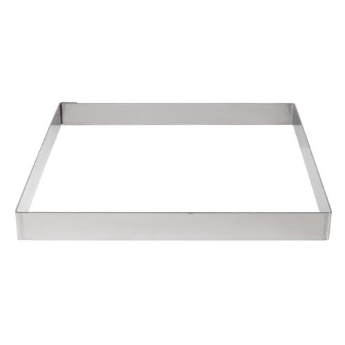 De Buyer St/St Square Ring - 200x20mm