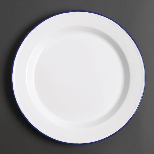 Olympia Enamel Dinner Plate - 245mm 9 1/2" (Box 6)