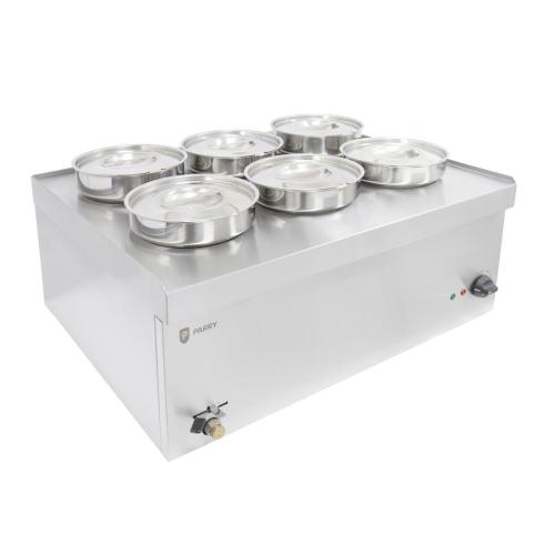 Parry 6 Pot Bain Marie Wet Heat 3kW (Direct)