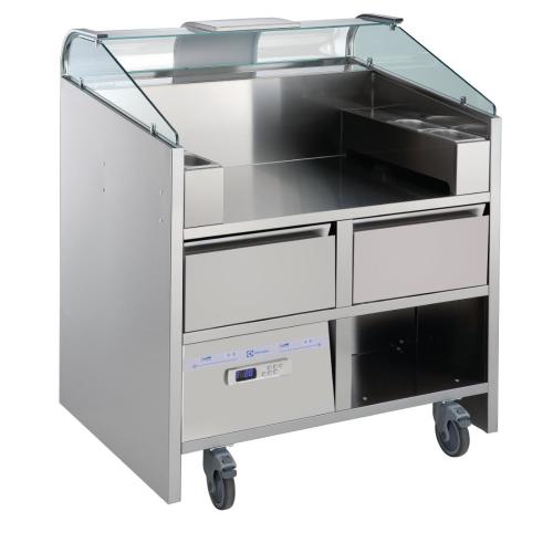 Electrolux 2 Point Mobile Cooking Unit with Refrigerated Drawers NERLP2G(Direct)