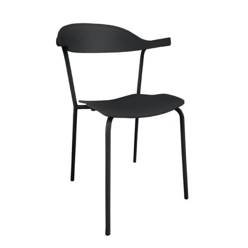 Bolero PP Wishbone Chair Black (Pack 4)