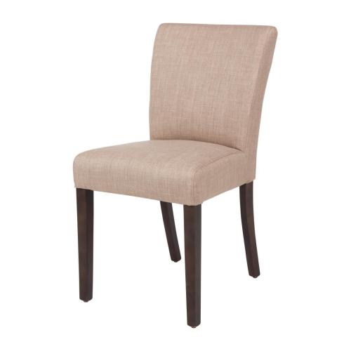 Bolero Contemporary Dining Chair Natural (Pack 2)
