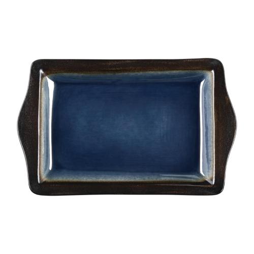 Olympia Nomi Blue Tapas Rectangular Tray - 283x178mm 11x7" (Box 6)