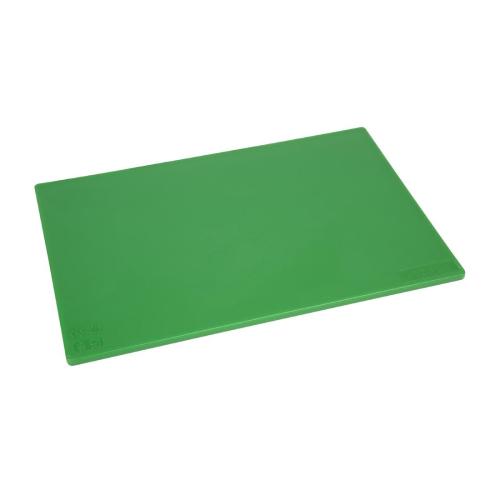 Hygiplas Anti-bacterial Low Density Chopping Board Green - 450x300x10mm
