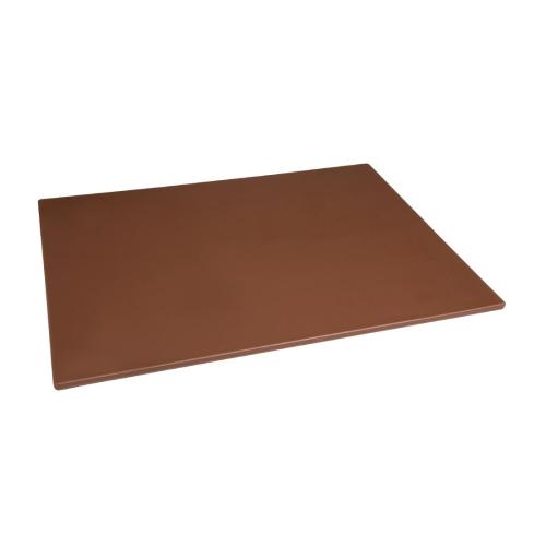 Hygiplas Low Density Chopping Board Brown - 600x450x10mm