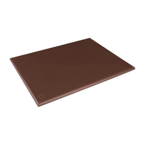 Hygiplas Low Density Chopping Board Brown - 600x450x20mm