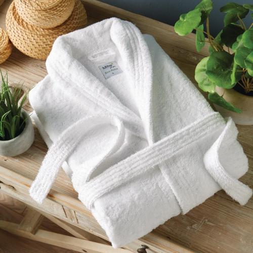 Eco Robe Bathrobes White - Large