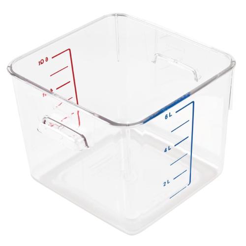 Rubbermaid Space Saver Container Polycarbonate - 6Ltr (Pack 12) (B2B)