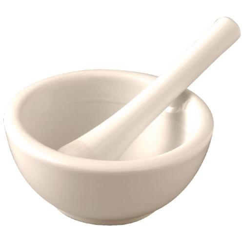 Vogue Porcelain Pestle & Mortar - 150mm 6"