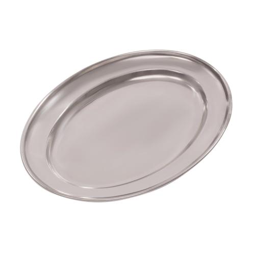 Olympia Oval Serving Tray St/St - 220mm 9"