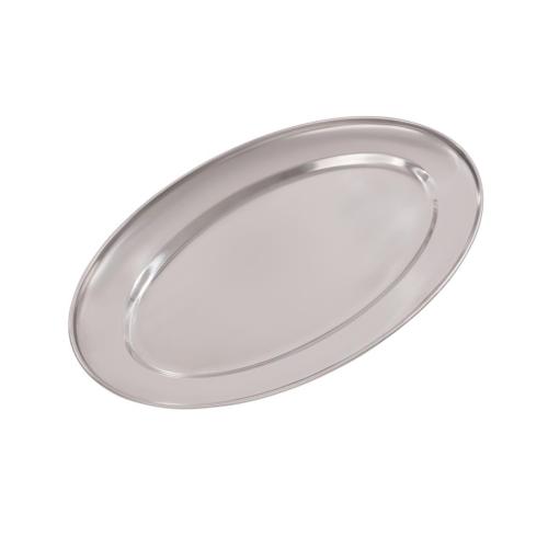 Olympia Oval Serving Tray St/St - 350x240mm 14x 9 1/2"