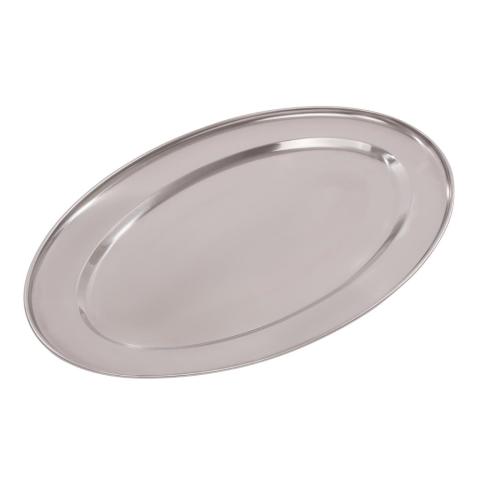 Olympia Oval Serving Tray St/St - 400mm 16"